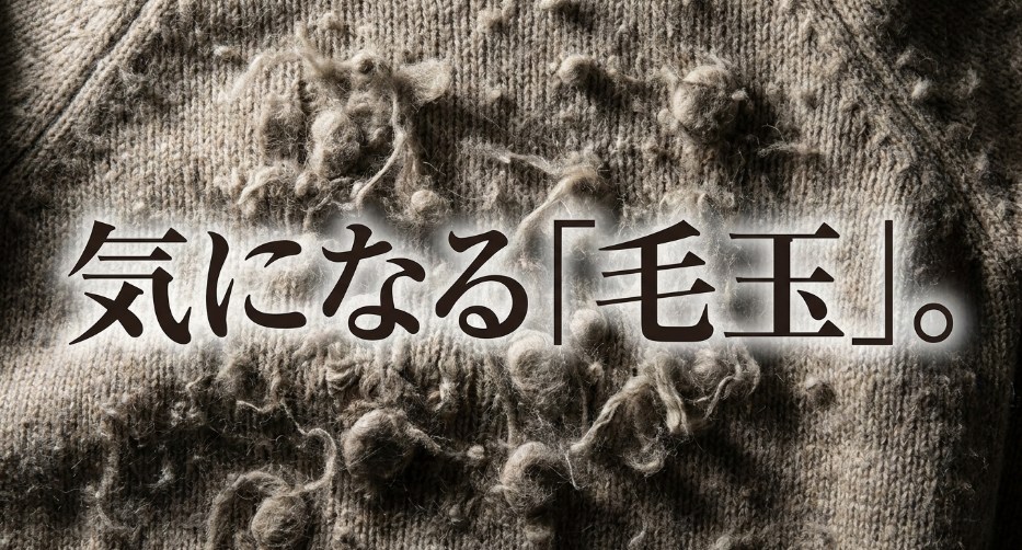 気になる「毛玉」。