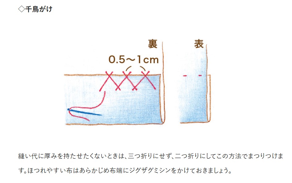 手縫いで目立たない裾上げをするコツ