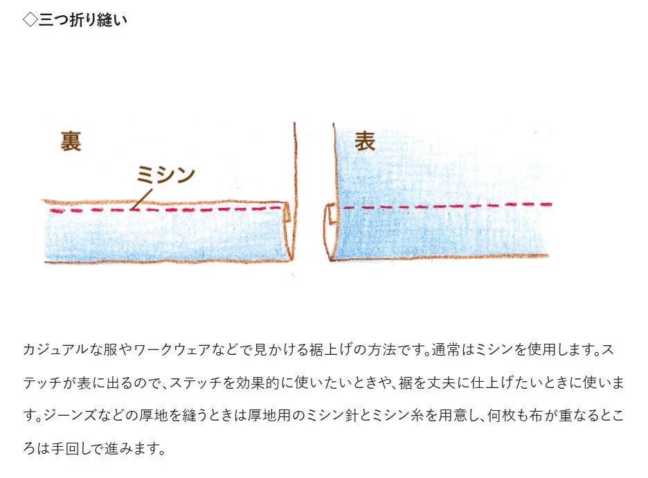 自分でできるズボンの裾上げのポイント