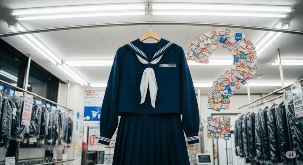 セーラー服のクリーニング料金は?