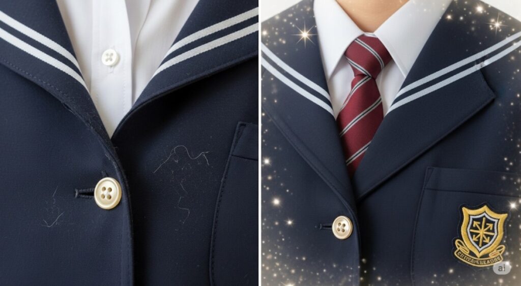 学生服クリーニングの無料オプションとは