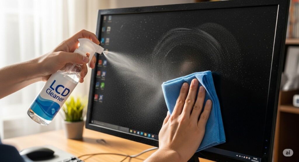 ダイソーの液晶クリーナーもチェック