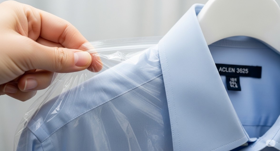クリーニングから戻った服はすぐに袋から出す！服が長持ちする正しい保管方法