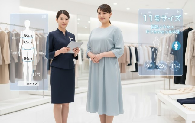 11号の目安となる身長や体型