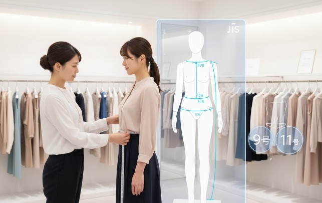 女性の服サイズ【号】の基本的な見方