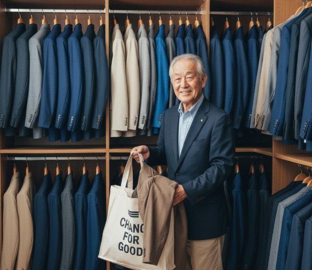 古いスーツを手軽に処分できる利点