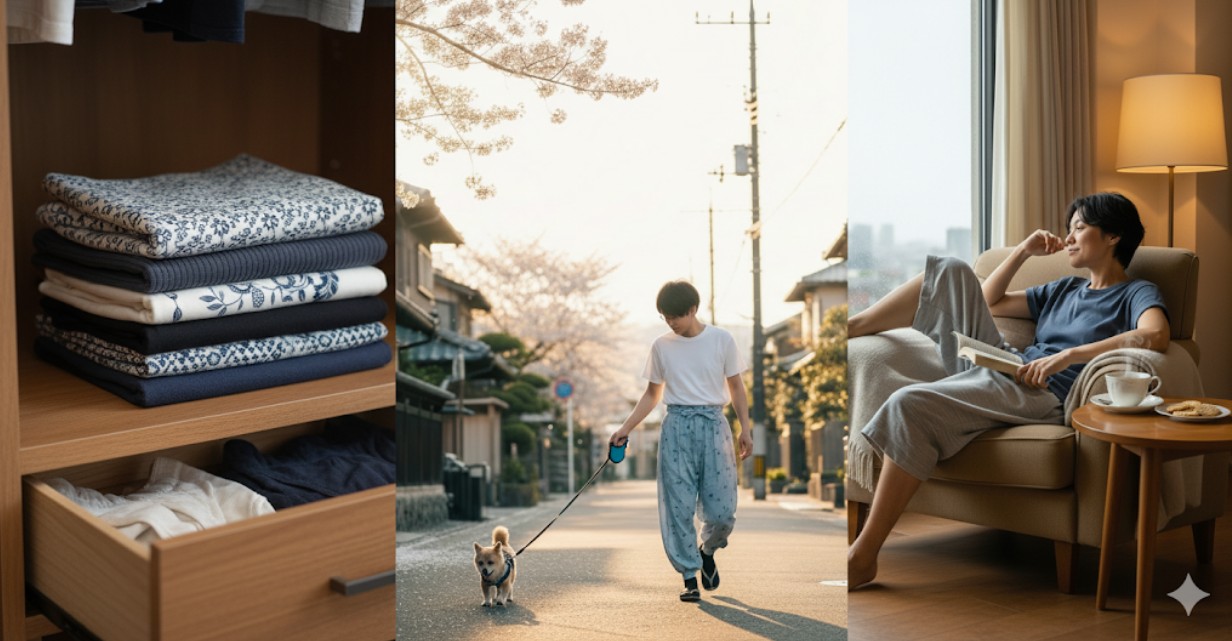 【ステテコの正しい履き方】下着は履く？外出OK？疑問を解決
