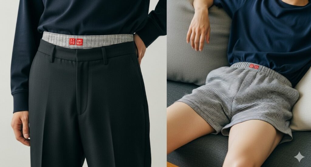 ユニクロのステテコをパンツ代わりに