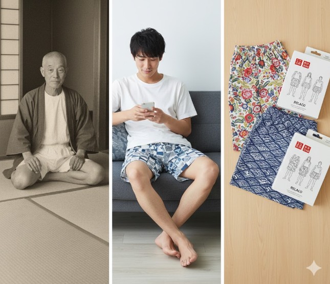 進化するステテコ、ユニクロの商品例