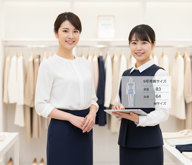 9号サイズはどのくらい?女性の標準サイズ