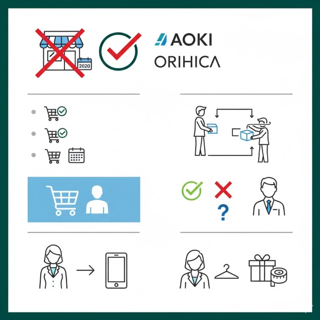 AOKIはオーダースーツから撤退した？真相と現在の評判