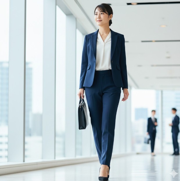 女性に人気のレディーススーツ