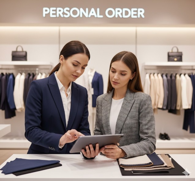 レディーススーツのオーダー