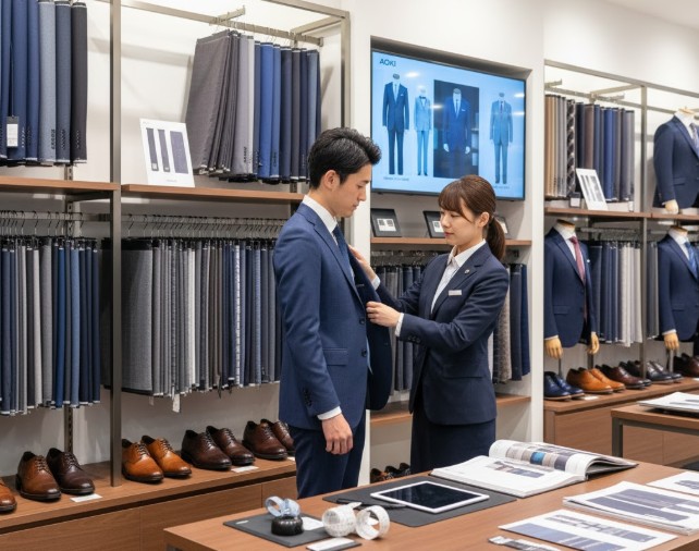 オーダースーツの現在の取り扱い店舗