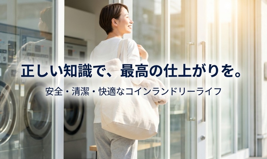 安全・清潔・快適なコインランドリーライフを推奨