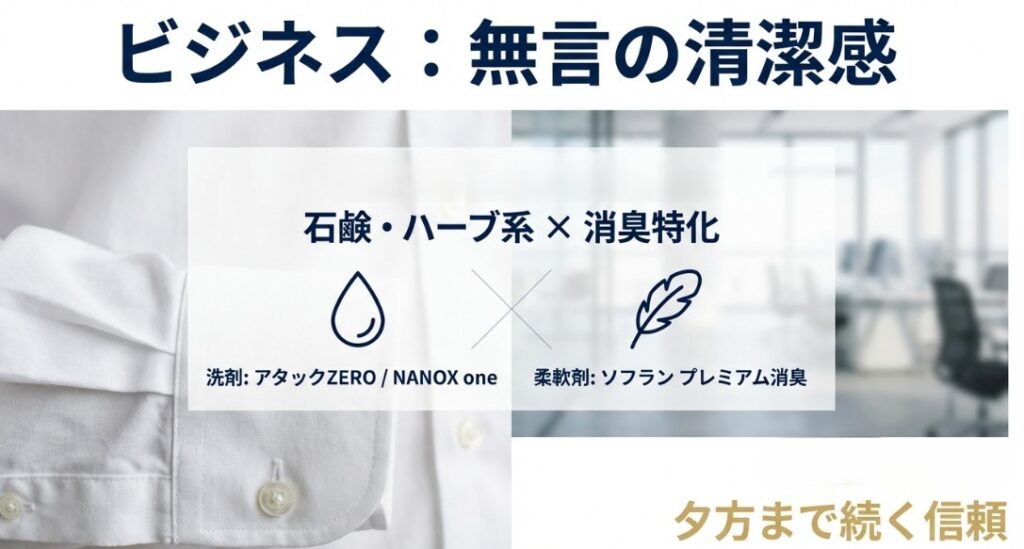 ビジネスで好印象を与える清潔感ある石鹸の香り