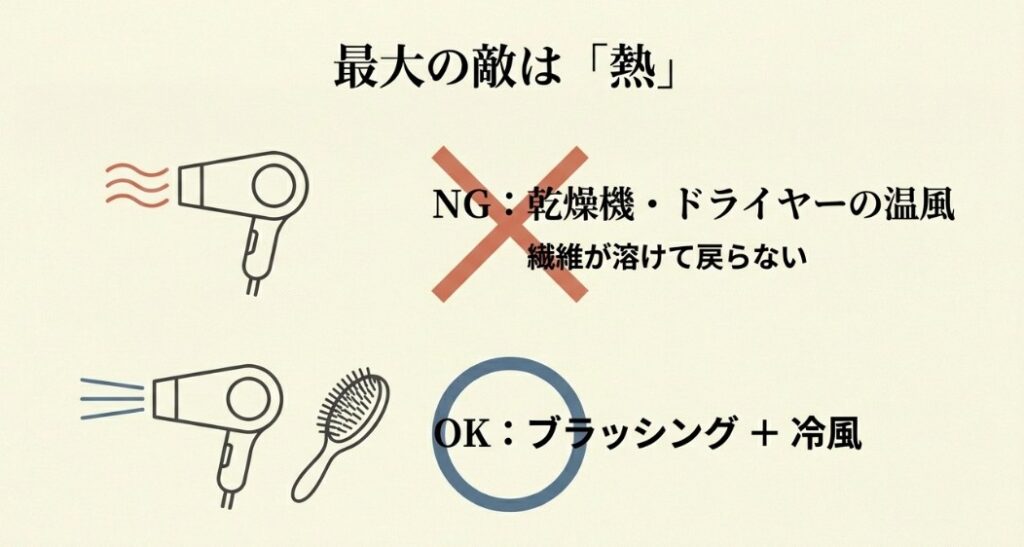 洗濯で失敗してファーがゴワゴワになる主な原因