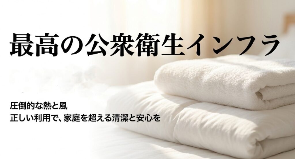 コインランドリーの乾燥機だけが汚い不安を解消する結論