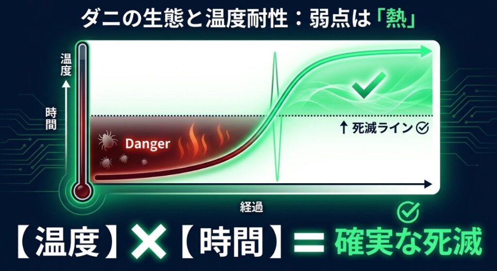 生息条件とダニの温度耐性