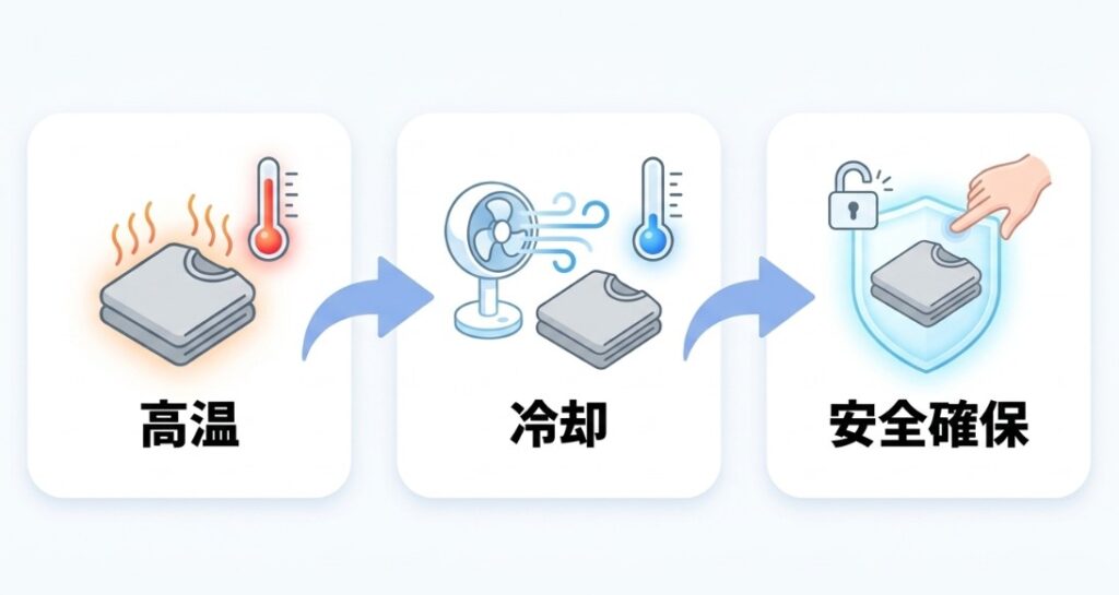 クールダウン工程の詳しい仕組み
